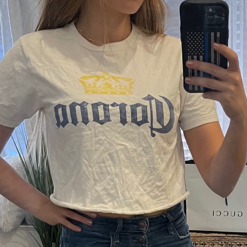 Faded look Corona shirt